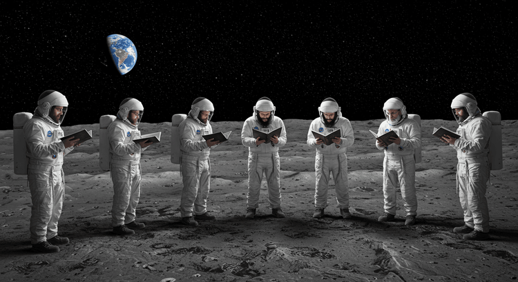 Kiddush Levana on the moon